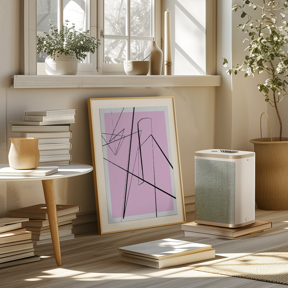 Angular Lines No 10 Poster